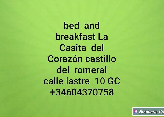 La Casita Del Corazon B&B Castillo del Romeral